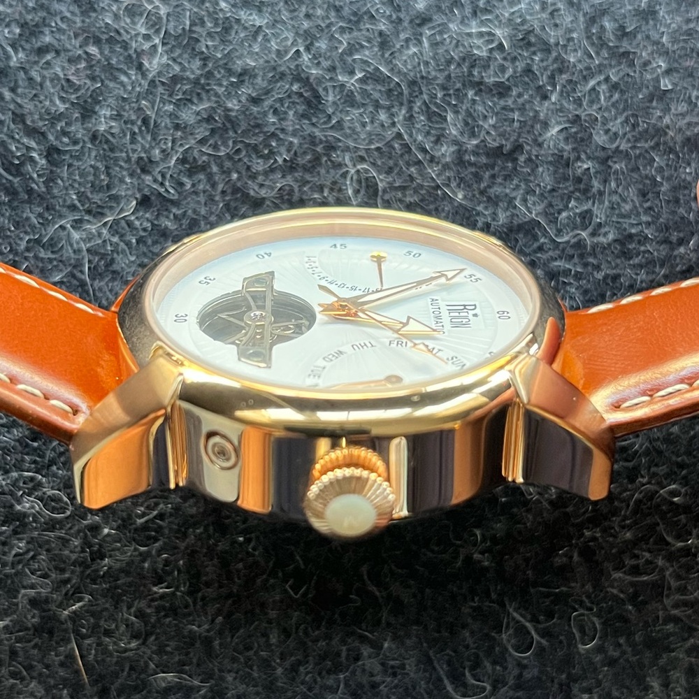 Reign Canmore (RN1805) Semi-Skeleton Automatic Watch in Rose - Picture 6 of 10
